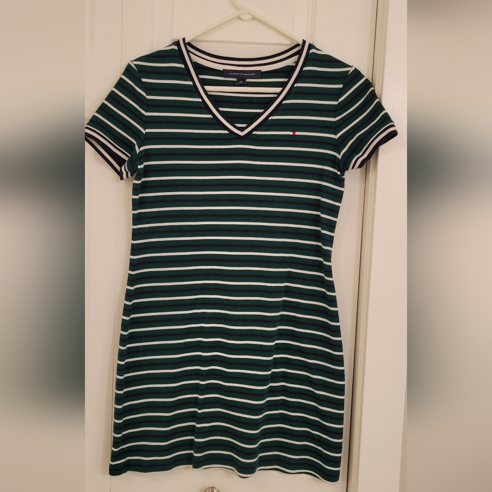 Tommy Hilfiger Shirt dress size S/P 100% Cotton!